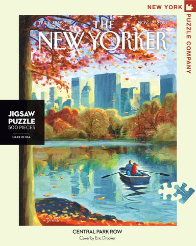 New York Puzzle Company - Central Park Row Puzzle - Cabin Fever Outfitters