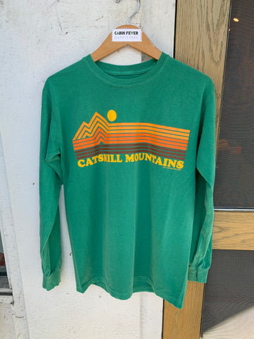Catskill Mountains Stripes LS Tee - Cabin Fever Outfitters
