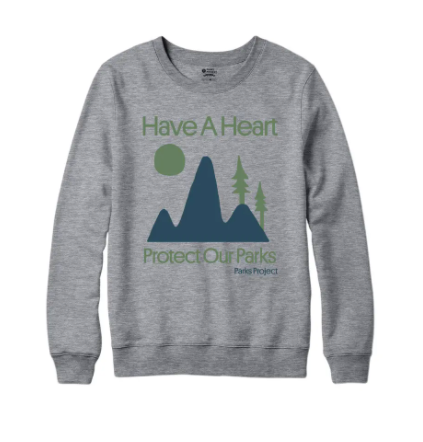 Have a Heart Protect Our Parks Crewneck Sweatshirt