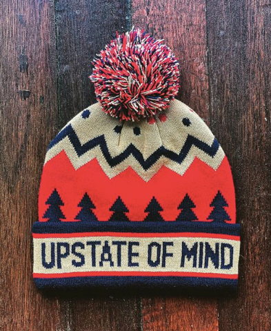 Upstate of Mind Retro Pom Beanie Hat