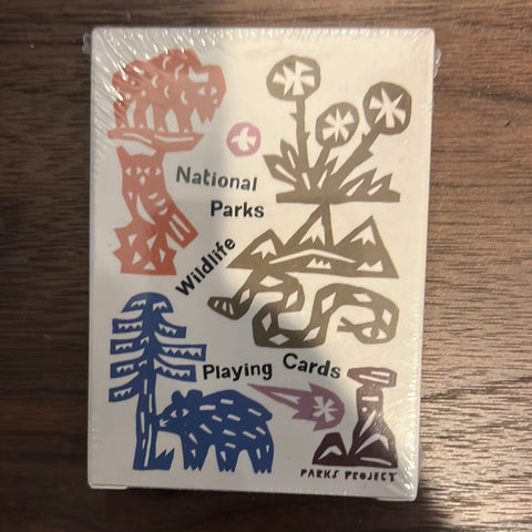 National Park woodcuts Playing Cards