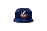 The Ampal Creative - Ampal x Grateful Dead STEAL YOUR ROSES Navy Satin - Snapback