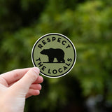 Squatchy - Respect The Locals Sticker