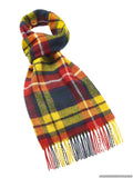 Bronte Moon - Tartan / Plaid Scarf Collection - 10" x 75" - Made in UK: Antique Buchanan