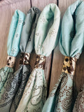 Boots Are My Roots - Cowboy Blue Hand Dyed Bandanas