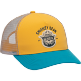 The Landmark Project - Smokey Varsity 5-Panel Trucker Hat: Sunshine
