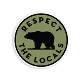 Squatchy - Respect The Locals Sticker