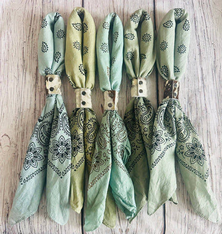 Boots Are My Roots - Sage Hues Hand Dyed Bandanas