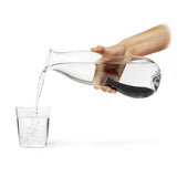 Black+Blum - Carafe - Glass Carafe with Active Charcoal Water Filter 1.1L: Borosilicate Glass