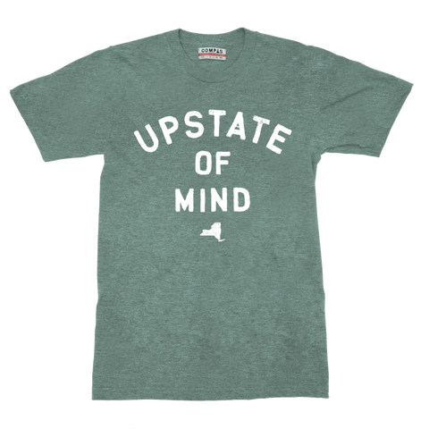 Compas Life - Upstate of Mind - Upstate of Mind T-Shirt - Forest Heather: XXL