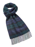Bronte Moon - Tartan / Plaid Scarf Collection - 10" x 75" - Made in UK: Antique Buchanan