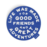 Endless August Supply Co. - Great Adventures Large Vinyl Sticker - blue: Sticker Only