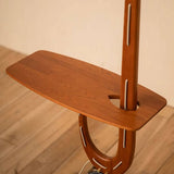 VIVZONE - Giraffe Soild Wood Tray Table Floor Lamp