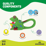 Sun Company, Inc. - LifeLight Animal Carabiner Flashlight - Green Frog