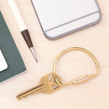 Kikkerland Design Inc - Brass Keyrings - Cabin Fever Outfitters