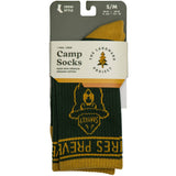 The Landmark Project - Smokey Emblem Sock: L/XL / Pine