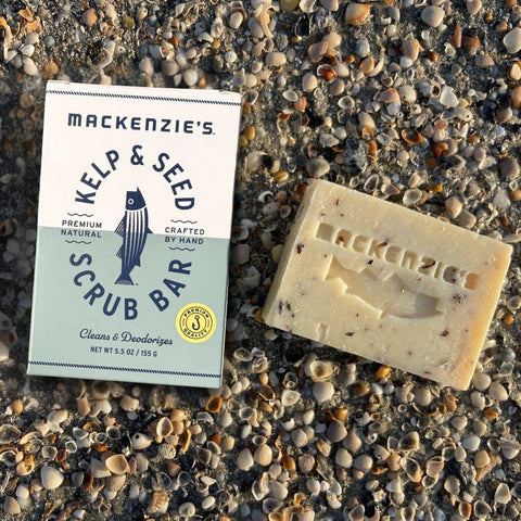 MacKenzie's Fisherman - Kelp & Seed Scrub Bar- 5.5 oz (12 qty)
