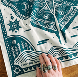 Land & She - Luna Moth Bandana