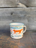 Trek Light - Enamel Coffee & Camp Mug Mountain Stream | 16oz | Trout