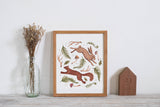Fox & Fables - Art Print - Forest Floor