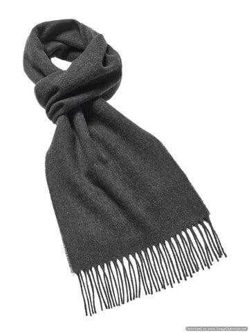 Bronte Moon - Luxury Plain Dark Moss Scarf