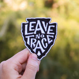 Squatchy - Leave No Trace - Iron On Embroidered Patch