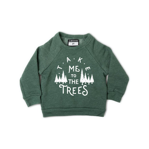 Moore Collection - Kids Trees Crewneck Sweatshirt: 5T