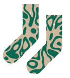 Parks Project - Yellowstone Geysers Cozy Socks: Green / One Size