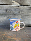 Trek Light - Enamel Coffee & Camp Mug Salty Seas | 16 Oz - Cabin Fever Outfitters