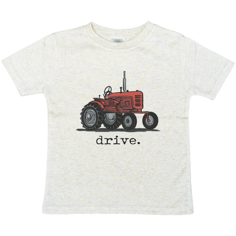 Barefoot Baby - "Drive" Red Tractor Youth S (6-8)