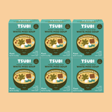 TSUBI Soup - White Miso with Seaweed & Tofu 4 Pack