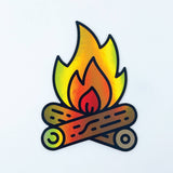 Fell - Campfire Holographic Sticker