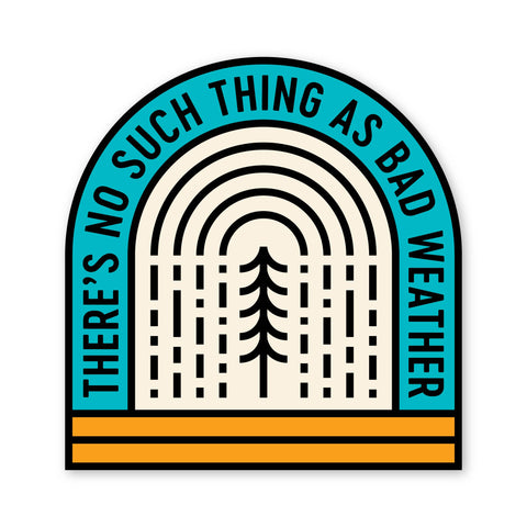 Fell - No Bad Weather Sticker