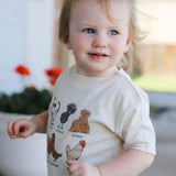 Barefoot Baby - Chicken Breeds Country Farm Western Apparel Unisex Clothing: 5T