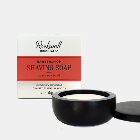Rockwell Originals - Barbershop Shave Soap: In a Wooden Bowl