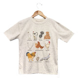 Barefoot Baby - Chicken Breeds Country Farm Western Apparel Unisex Clothing: 2T - Cabin Fever Outfitters