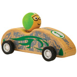 US Toy Company - Wooden Pull Back Race Car 8-Unit Display