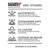 Squatchy - Respect The Locals Sticker