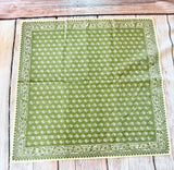 Boots Are My Roots - Olive Floral Bandanas 