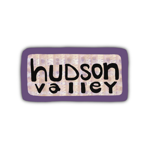 Hudson Illustration Co - About Town Co - Destination: Hudson Valley New York - Sticker or Magnet: Magnet