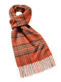 Bronte Moon - Tartan / Plaid Scarf Collection - 10" x 75" - Made in UK: Antique Buchanan