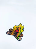 Fell - Campfire Holographic Sticker