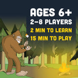 Sun Company, Inc. - Camping with Sasquatch Card Game - Fun for Kids & Adults