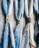 Boots Are My Roots - Denim Hues Hand Dyed Bandanas 