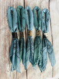Boots Are My Roots - Teal Hues Hand Dyed Bandanas