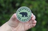 Squatchy - Respect The Locals Sticker