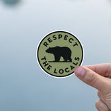 Squatchy - Respect The Locals Sticker