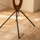 VIVZONE - Giraffe Soild Wood Tray Table Floor Lamp