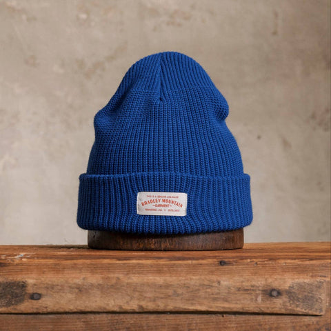 Bradley Mountain - Acrylic Watch Cap - Primary Blue