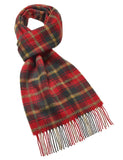 Bronte Moon - Tartan / Plaid Scarf Collection - 10" x 75" - Made in UK: Antique Buchanan